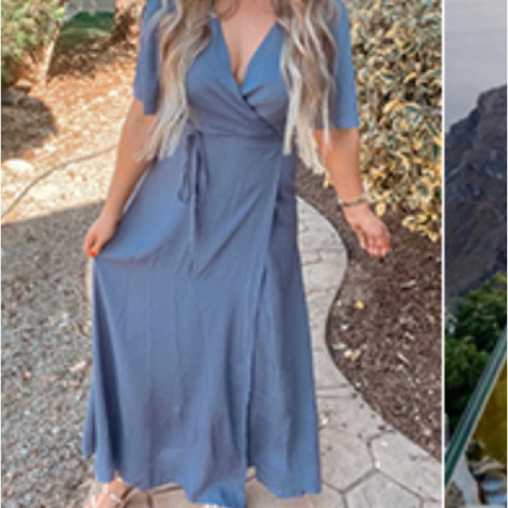 👗 Unlisted Women's Blue Maxi Dress